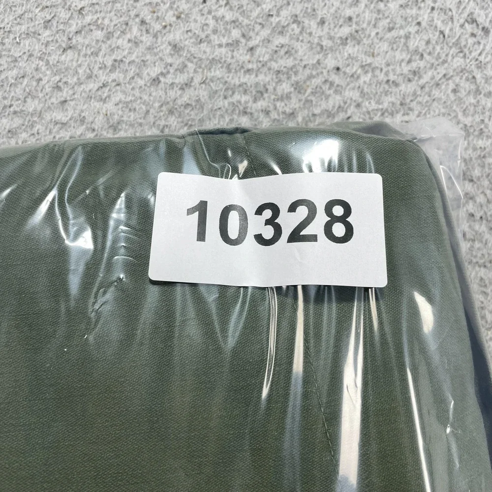 Vintage 50s OG-107 Field Shirt Mens L Green Twill Button Front Long Sleeve P-869